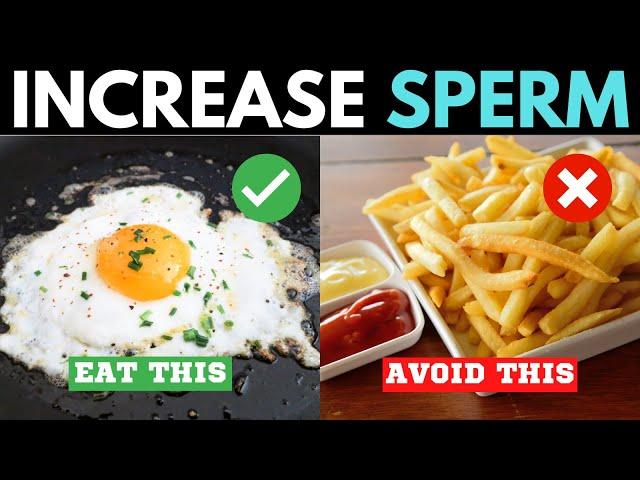 10 Best Foods To Increase Sperm Count | Fix Infertility | How To Increase Sperm Count