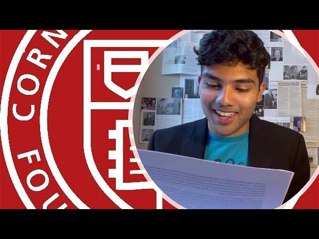 Reading My Statement of Purpose + Tips | Cornell Grad School