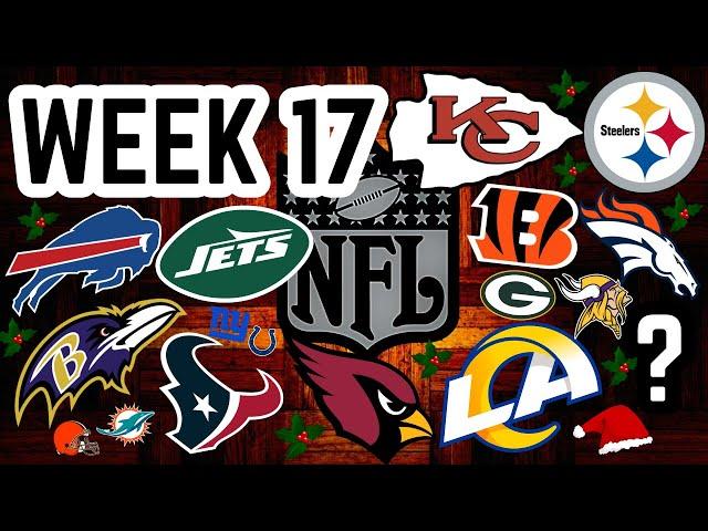 FULL NFL WEEK 17 Picks and Predictions: 2024