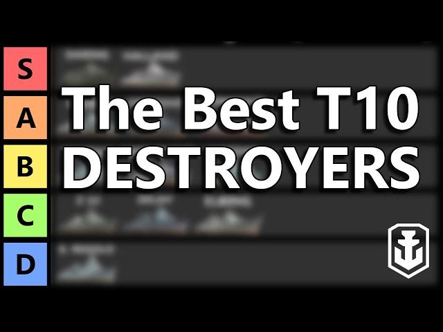 T10 Destroyers Tier List - World of Warships