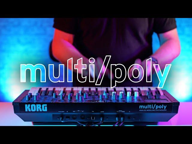 Korg multi/poly – The ultimate analogue modelling synthesizer