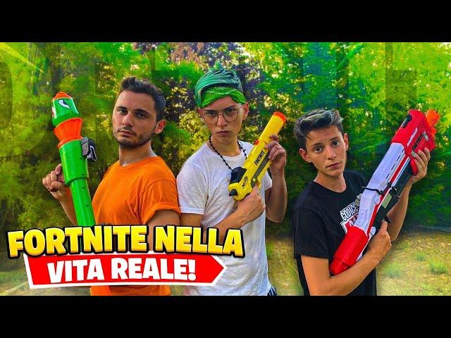 FORTNITE NELLA VITA REALE con i NERF | CAP OCTY e GAIA | VILLA degli YOUTUBERS