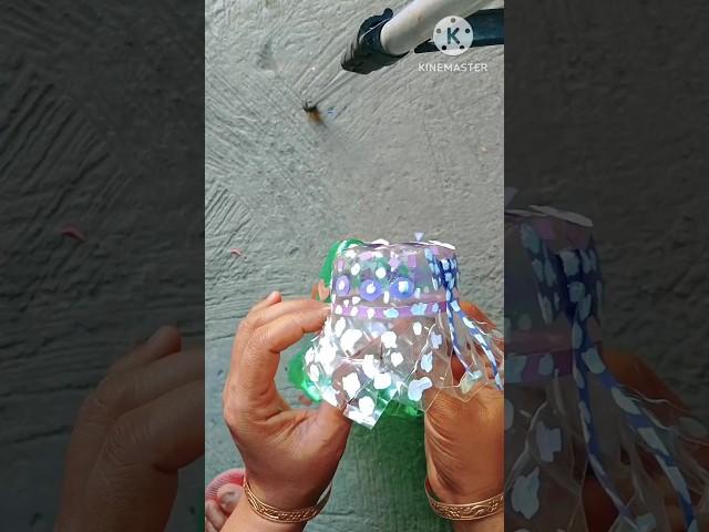 How To Make Beautiful Cap  From Plastic Botle #shorts #ytshorts #Drawing Art and craft by W.B