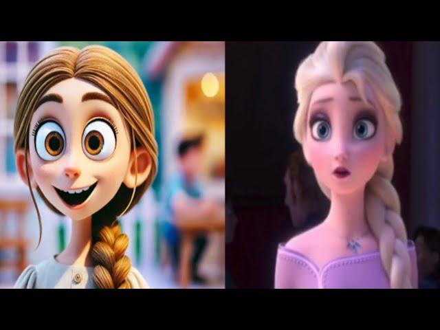 Frozen 2 Elsa funny Drawing memes -Try not To laugh