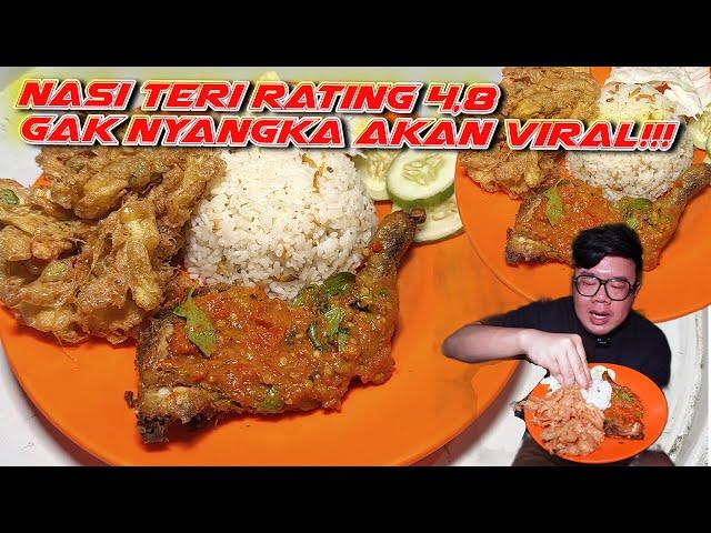 VIRAL LAGI NASI TERI DI PAMULANG!!! LANGSUNG DI SERBU WARGA PAS BARU BUKA..