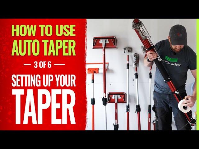 How To Use An Automatic Drywall Taper | A Complete Guide | Video 3/6