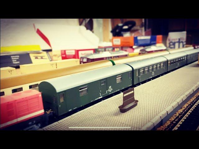  WIEMO / Kühn - DR Rekowagen Exclusive Set.  Model railroad German Reichsbahn