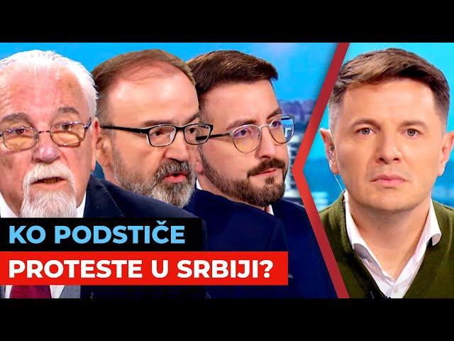 Ko podstiče proteste u Srbiji? | Saša Adamović, Radomir Milašinović i Nebojša Obrknežev | URANAK1