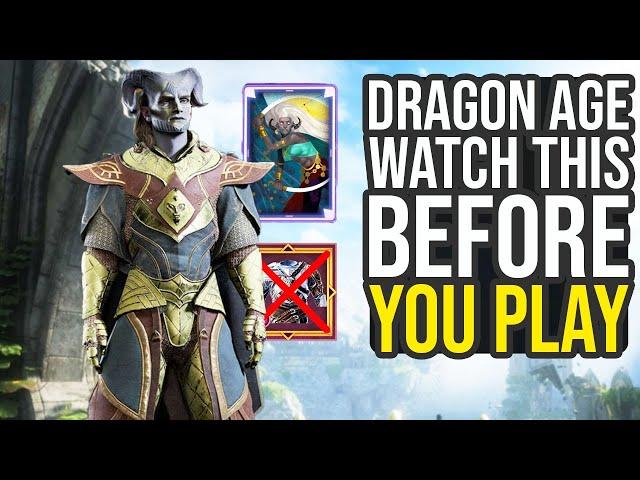 Watch This Before You Play Dragon Age The Veilguard...