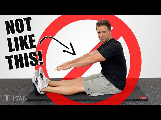 How To Stretch Tight Hamstrings The RIGHT WAY!