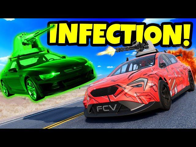 INFECTION Hide and Seek But with Cars With Guns in BeamNG Drive Mods!