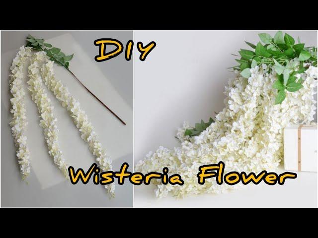 DIY Wisteria Flower | DIY Wisteria | Fake Plant |Artificial Wisteria Flower | How To Make Wisteria