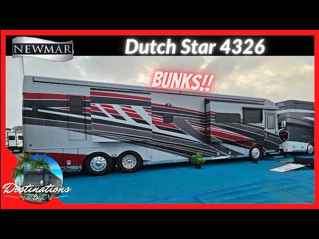 TOUR and WALK THROUGH of Newmar DUTCH STAR 4326 | Hershey RV Supershow