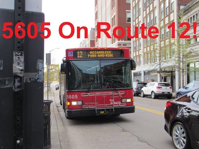 NeoplanDude | Pittsburgh PAT 2008 Gillig Advantage #5605 On Route 12, To Downtown Pittsburgh!