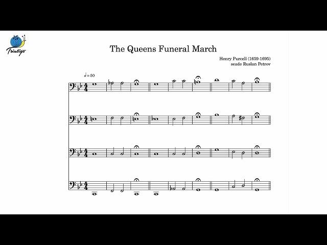 Purcell, Henyr - The Queens Funeral March - neli tšellot