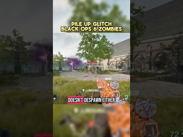 Black Ops 6 Zombies Pile Up Glitch #callofduty #cod #bo6 #bo6zombies #zombies