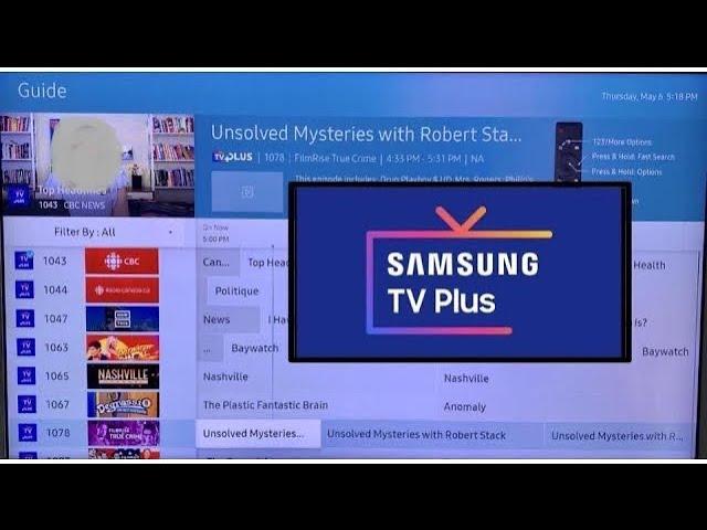 Samsung TV Plus - totally Free Live TV Channels for Samsung Smart TV Owners - Tutorial