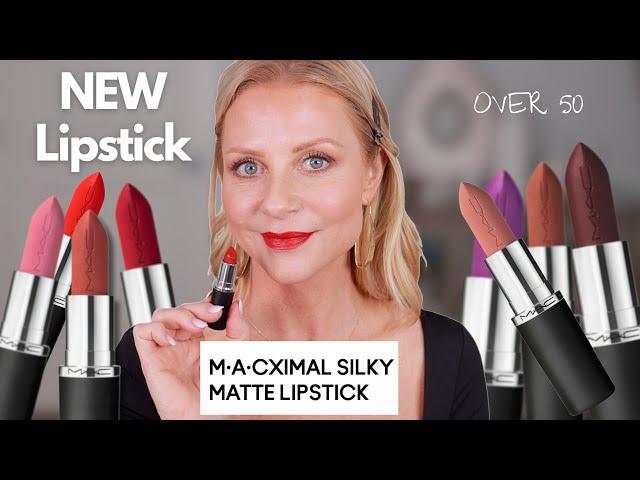 MAC Cosmetics MACXimal Silky Matte Lipstick Swatches & Try On: 39 Shades #over50