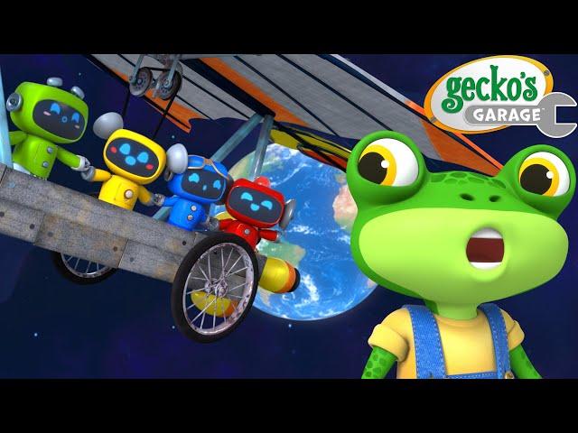 Space Rescue!  | Gecko's Garage  | Cartoons For Kids | Toddler Fun Learning