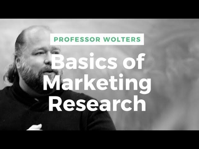 Basics of Marketing Research