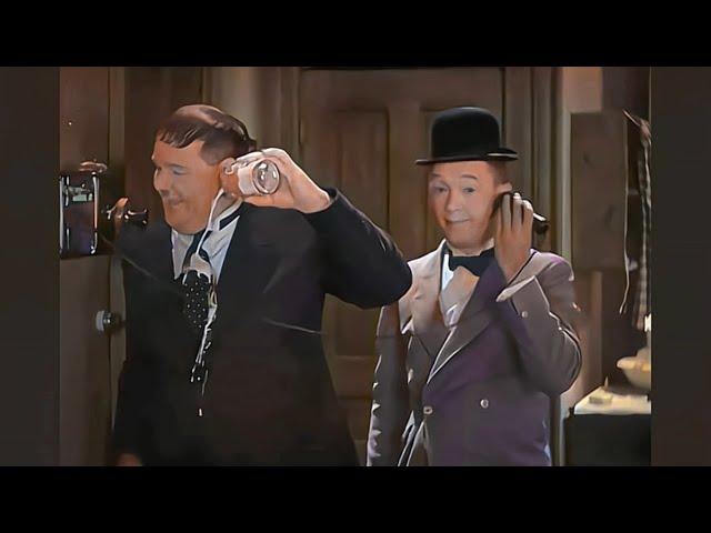 Laurel and Hardy: ‘My Ear is Full of Milk’ 