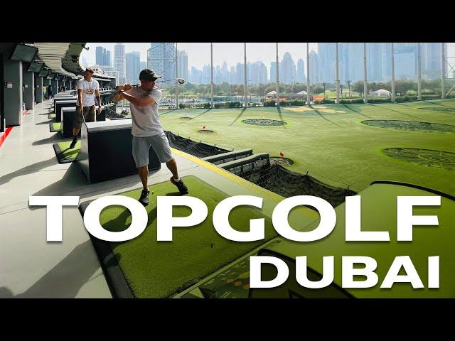 A DAY AT THE TOPGOLF - Dubai UAE