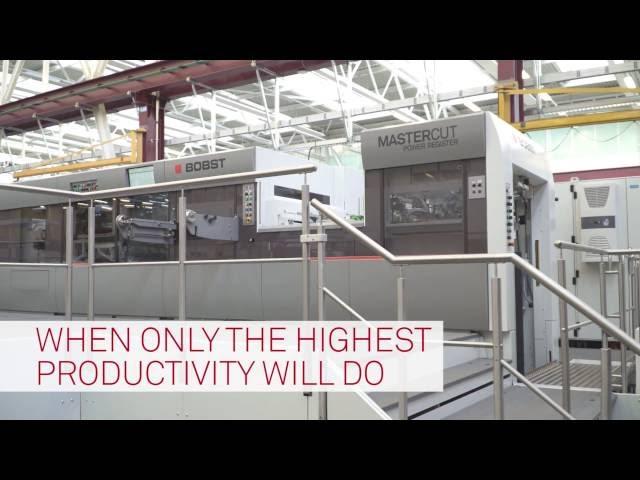 BOBST MASTERCUT 106 PER  Autoplaten® die-cutter - When only the highest productivity will do