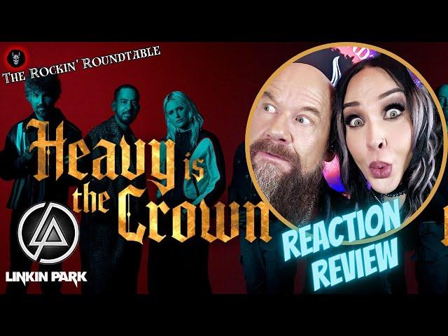 Metal couple REACTS and REVIEWS - Heavy Is The Crown (LIVE) - Linkin Park