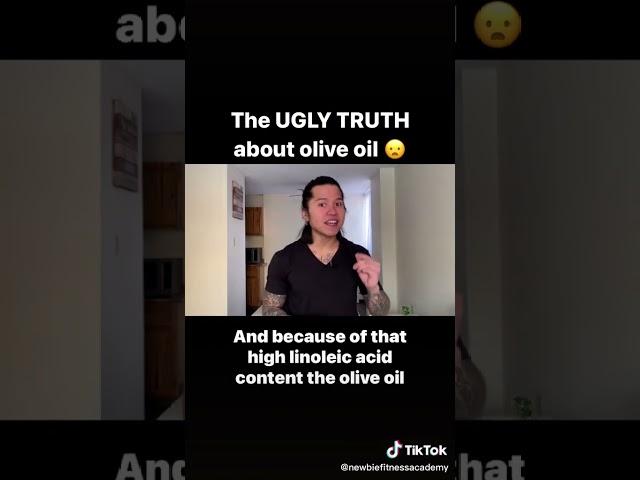 The ugly truth about olive oil | tiktok