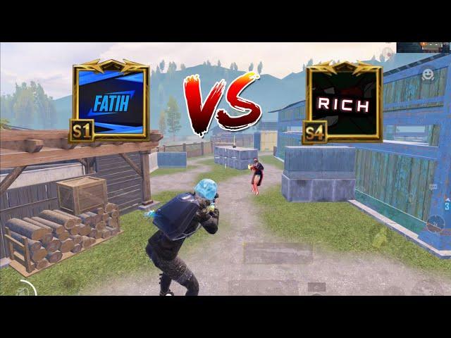 1 MILLION SUBS RICH VS FATIH1vs1 in TDM WHO Will Win? | PUBG Mobile