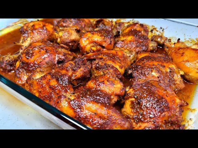 Quick, easy & simple oven baked chicken| full recipe