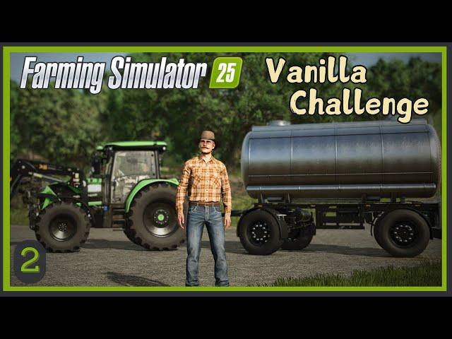 Stretching the New Tractor to It's Limits! | Vanilla Challenge | Riverbend Springs | FS25