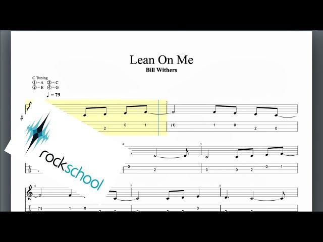 Lean On Me Rockschool Debut Grade Ukulele