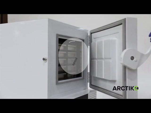 ARCTIKO - Freezer Laboratorial com capacidade de armazenamento otimizada