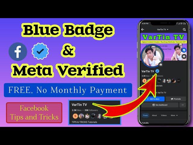 Paano magkaroon ng BLUE BADGE and META VERIFIED ng walang bayad? | FREE Blue Badge and Meta Verified