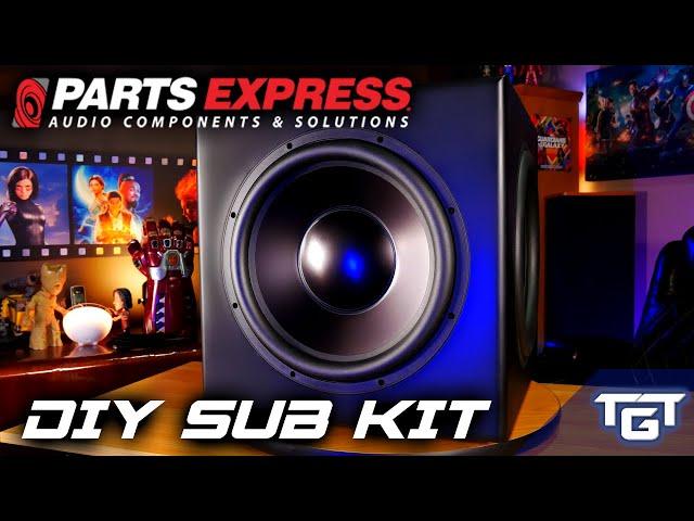 BUILDING A Budget 15" DIY Subwoofer | Parts Express Dayton Audio Reference 15 | Review & Demo!