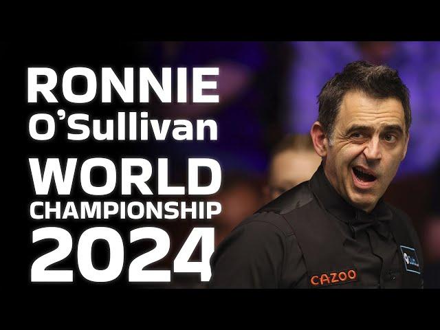 He wowed everyone in the arena with his performance! Ronnie O'Sullivan! World Championship 2024