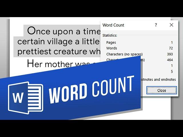 How to Count the Number of Words in MS Word | 2 Ways to Check a Word Count