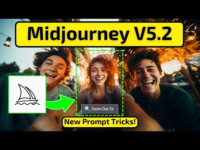 Midjourney V5.2 - BEST Prompt Tips (Add Text, Making Videos, Zoom out, and more!)