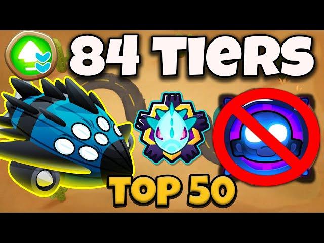 Top 50 Elite Ranked Vortex in 84 Tiers | End of the Road (BTD6 Boss Tutorial)