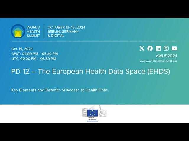 PD 12 – The European Health Data Space (EHDS)