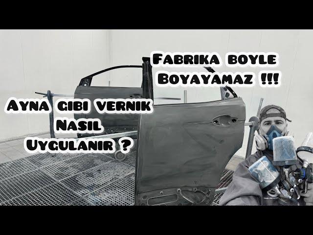 FABRİKA BÖYLE BOYAYAMAZ !! CAM GİBİ VERNİK NASIL UYGULANIR \\\ BAŞTAN SONA DETAYLI ANLATIM !!