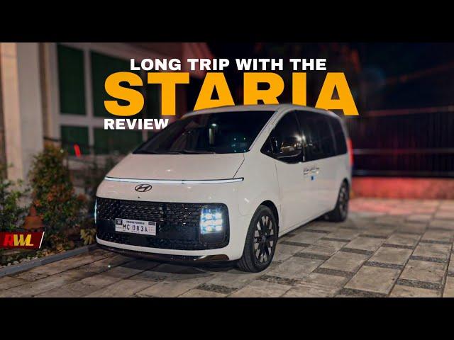 Long trip with the Hyundai Staria