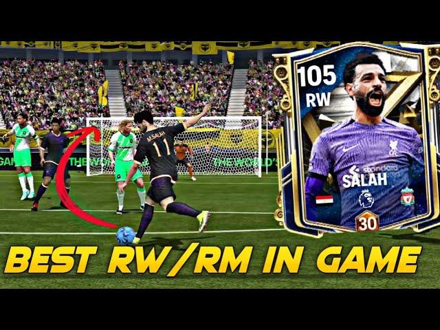 BEST RW IN GAME  BEST CARD IN GAME⁉️ Mohamed Salah 100 review  #fifamobile