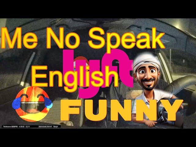 Lyft Uber | Funny Ride | No speak english #lyft #uber #rideshare #funnyrides