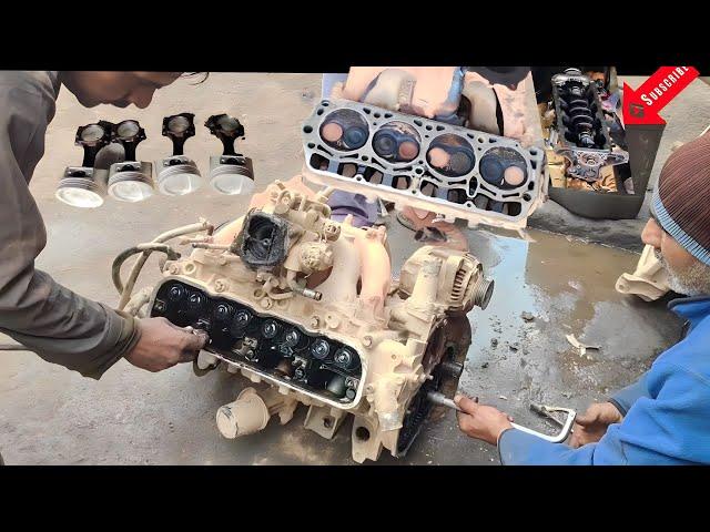 3y engine toyota repair || Rebuild Toyota 3y 4 cylinder engine repair in Pakistan