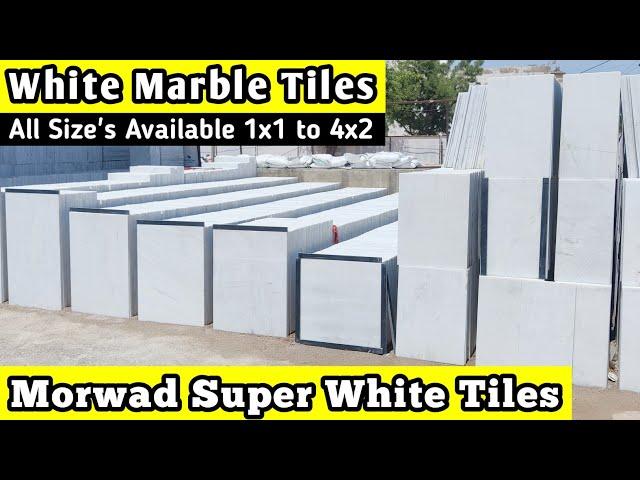 White Marble Tiles | Cut Size Marble Price | Marble Cut Piece Floor Design | Call- 9530303038