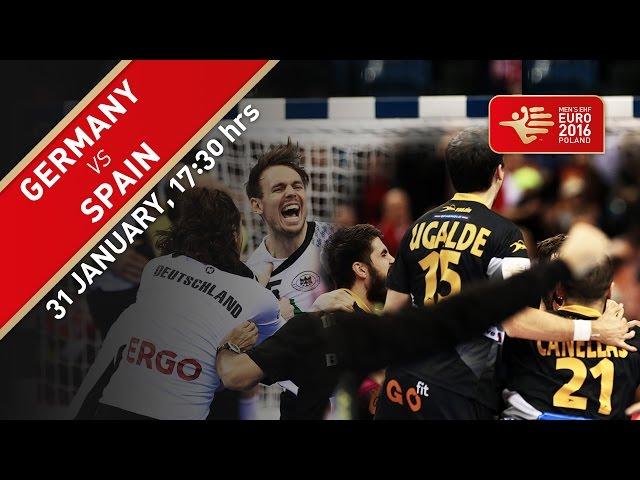 Germany vs Spain - Road to the final | EHF EURO 2016