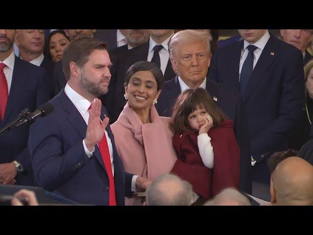 WATCH: Donald Trump, JD Vance take oath of office after election win | Donald Trump inauguration