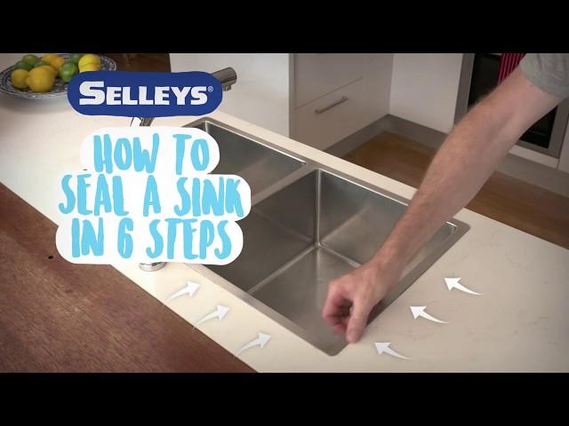 How to Replace Silicone around your Sink - Selleys